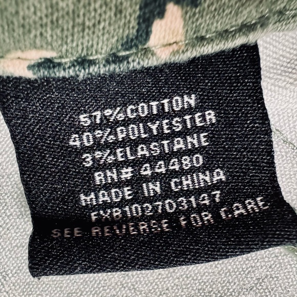 Anthropologie Tinsel Green Floral Print Pants Stretch Skinny Chino SZ 31 - Picture 10 of 16